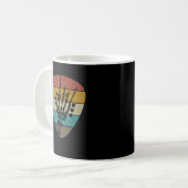 Vintage Retro Rock And Roll Skelet Grappige Gitaar Koffiemok (Voorkant links)