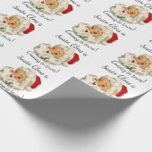 VINTAGE/RETRO SANTA CADEAUPAPIER (Hoek)