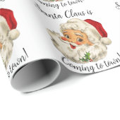 VINTAGE/RETRO SANTA CADEAUPAPIER (Rol Hoek)