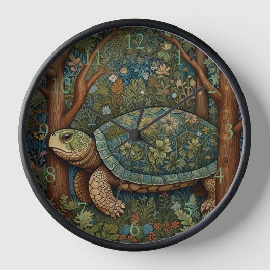 Vintage retro schildpad bohemien boho bos (Voorkant)