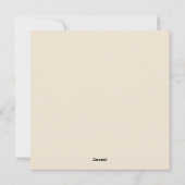 Vintage Retro Simple Reindeer Santa Claus Feestdagenkaart (Achterkant)