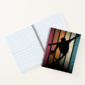 Vintage Retro Skateboarden Notitieboek (Binnen)