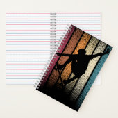 Vintage Retro Skateboarden Notitieboek (Binnen)