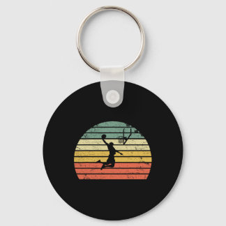 Vintage Retro Sketll Dunk T-shirt Kleurrijke Zonso Sleutelhanger