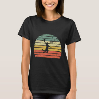 Vintage Retro Sketll Dunk T-shirt Zonneondergang K