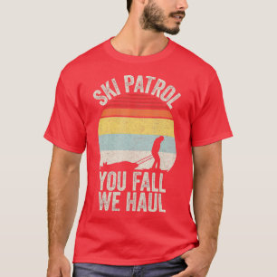 Vintage Retro Ski Patrol U Herfst We houden van he T-shirt