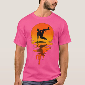 Vintage Retro Stijl Parkour T-shirt