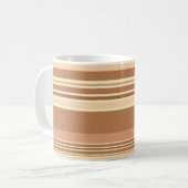 Vintage Retro Stripes Patroon #3 - Mokken (Voorkant links)