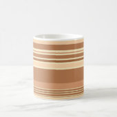 Vintage Retro Stripes Patroon #3 - Mokken (Center)