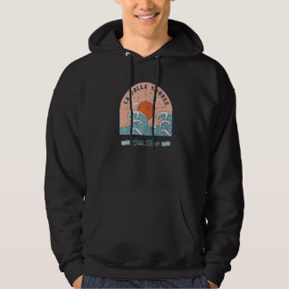 Vintage Retro Style Chill Vibes Summer Palm Tree b Hoodie