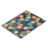 Vintage Retro Style Floral Spiral Notitieboek (Linkerzijde)