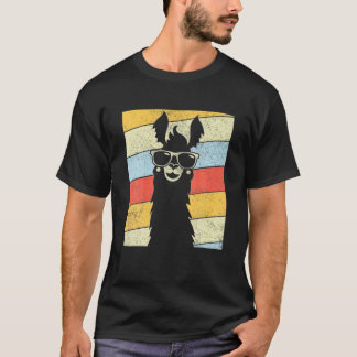 Vintage Retro Style Llama Alpaca 80 S Llama Lovers T-shirt