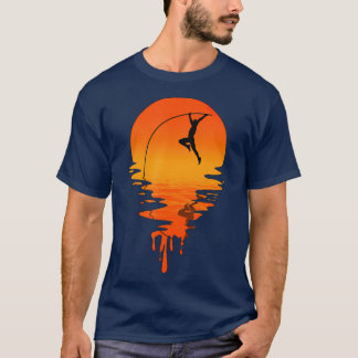 Vintage Retro Style Pole Vault T-shirt