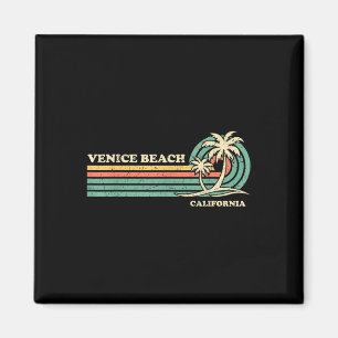 Vintage Retro Summer Vacation California Venice Be Magneet
