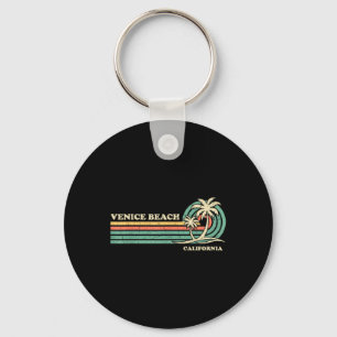 Vintage Retro Summer Vacation California Venice Be Sleutelhanger