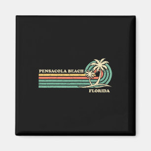 Vintage Retro Summer Vacation Florida Pensacola be Magneet