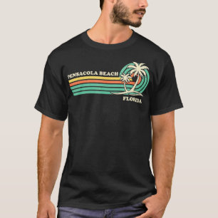 Vintage Retro Summer Vacation Florida Pensacola be T-shirt