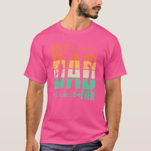 Vintage Retro Vaderdag Beste Papa Ooit Voor Mannen T-shirt