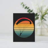 Vintage Retro Valparachute Briefkaart (Staand voorkant)
