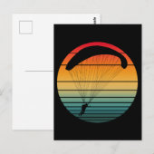 Vintage Retro Valparachute Briefkaart (Voorkant / Achterkant)