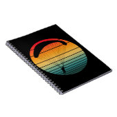 Vintage Retro Valparachute Notitieboek (Rechterzijde)