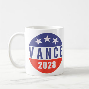 Vintage Retro Vance 2028 voor presidentsverkiezing Koffiemok
