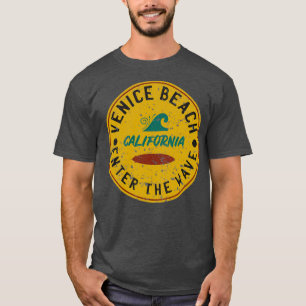 Vintage retro Venetië strand Californië T-shirt
