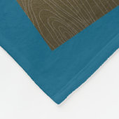 vintage retro vinyl Fleece Blanket (Hoek)