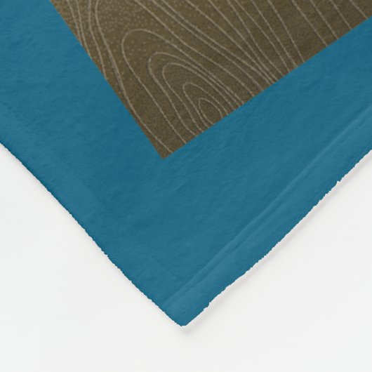 vintage retro vinyl Fleece Blanket (Hoek)