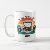 vintage retro vinyl mok (Links)