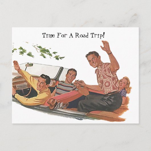 Vintage Retro volledige de vriendengolf van de Feestdagenkaart (Voorkant)