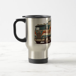 Vintage Retro Vrachtwagen Sierkussen Reisbeker