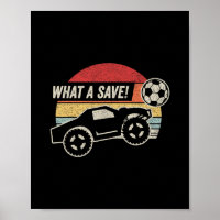 Vintage Retro Wat een redding! Raket Rc Voetbalaut