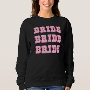 Vintage Retro Westerse Bruid Rodeo Cowgirl Vrijgez Trui