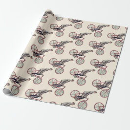 Vintage/retrocyclist Cadeaupapier