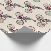 Vintage/retrocyclist Cadeaupapier (Hoek)