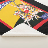 Vintage Revere Beach Carrousel Poster Nostalgisch Sherpa Deken (3/4)