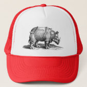 Vintage Rhino - Dürer's Rhinoceros Trucker Pet (Voorkant)