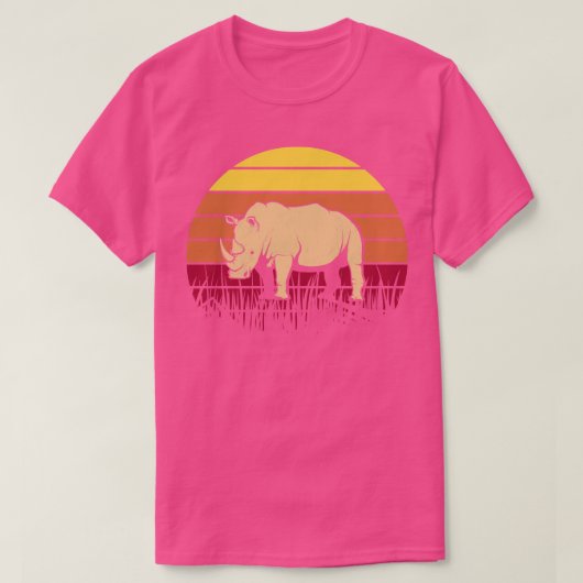 Vintage Rhino T-shirt (Design voorkant)