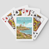 Vintage Rhode Pokerkaarten (Achterkant)