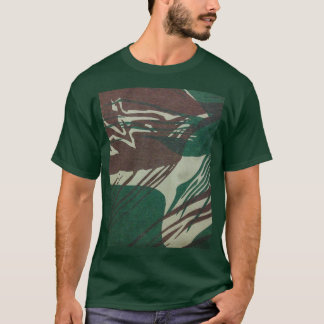 Vintage Rhodesian Brushstroke Camouflage T-shirt