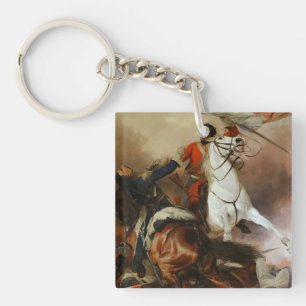 Vintage Richard beantwoordt de strijd voor de norm Sleutelhanger