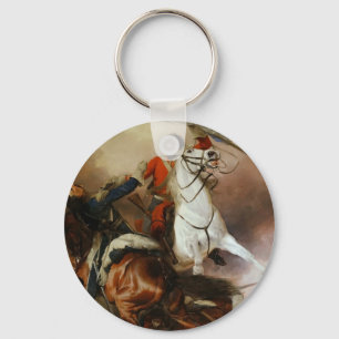 Vintage Richard beantwoordt de strijd voor de norm Sleutelhanger