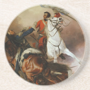 Vintage Richard beantwoordt de strijd voor de norm Zandsteen Onderzetter