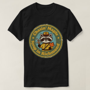 Vintage Richmond Esdoornsiroop Wasbeer T-shirt