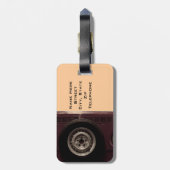 Vintage Ride Bagagelabel (Achterkant verticaal)