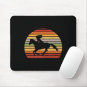 Vintage Riding Equestrian Gift Muismat (Met muis)