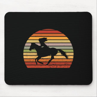 Vintage Riding Equestrian Gift Muismat