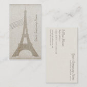 Vintage riffeltower - Visitekaartje (Voorkant / Achterkant)