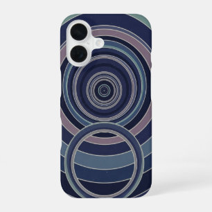 Vintage ringen uit de verre ruimte iPhone 16 hoesje